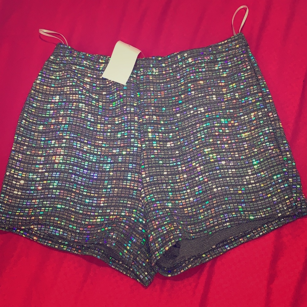 Sequin shorts